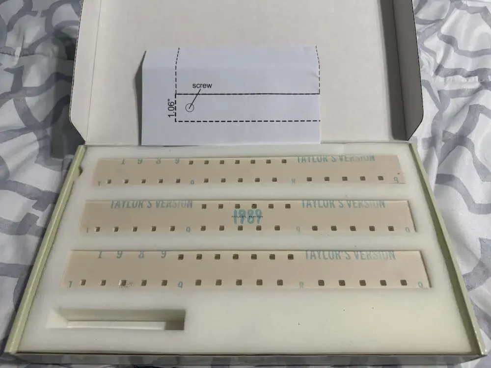 Taylor Swift 1989 (Taylor's Version) Film Strip CD Display Shelves